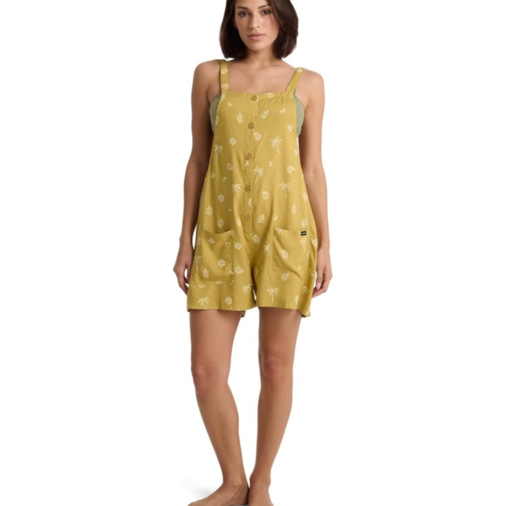 NWT Volcom Women's Litehearted Printed Romper size M